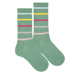 Meias altas punho americano...