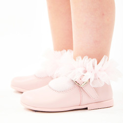 Tulle frill ankle socks
