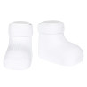 Fine rib ankle socks with folded cuff