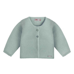 Cardigan point mousse BRUME