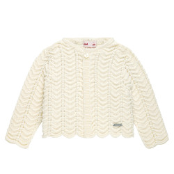 Cardigan traforato zigzag...