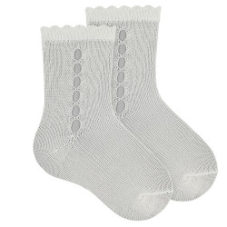 Calcetines perlé calado...