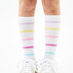 Meias altas punho americano...