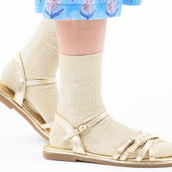 Chaussettes côtelées avec...