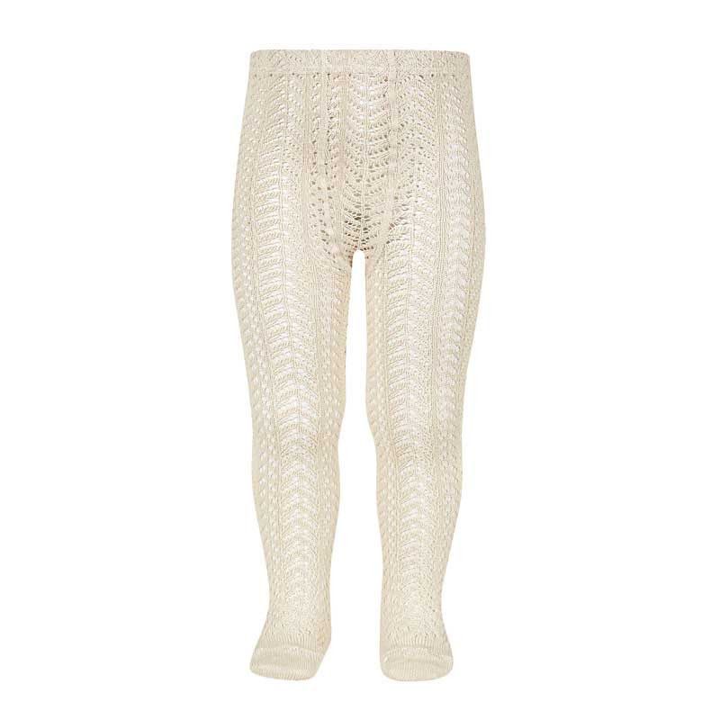 Collants en coton perle ajourés LIN