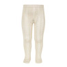 Collants en coton perle ajourés LIN