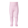 Collants en coton perle ajourés ROSE
