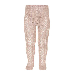 Collants en coton perle...