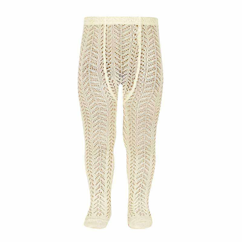 Collants en coton perle ajourés BEURRE