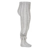 Leotards calats de perlé amb llaç grogrén lateral ALUMINI