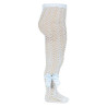 Leotards calats de perlé amb llaç grogrén lateral BLAU BEBE