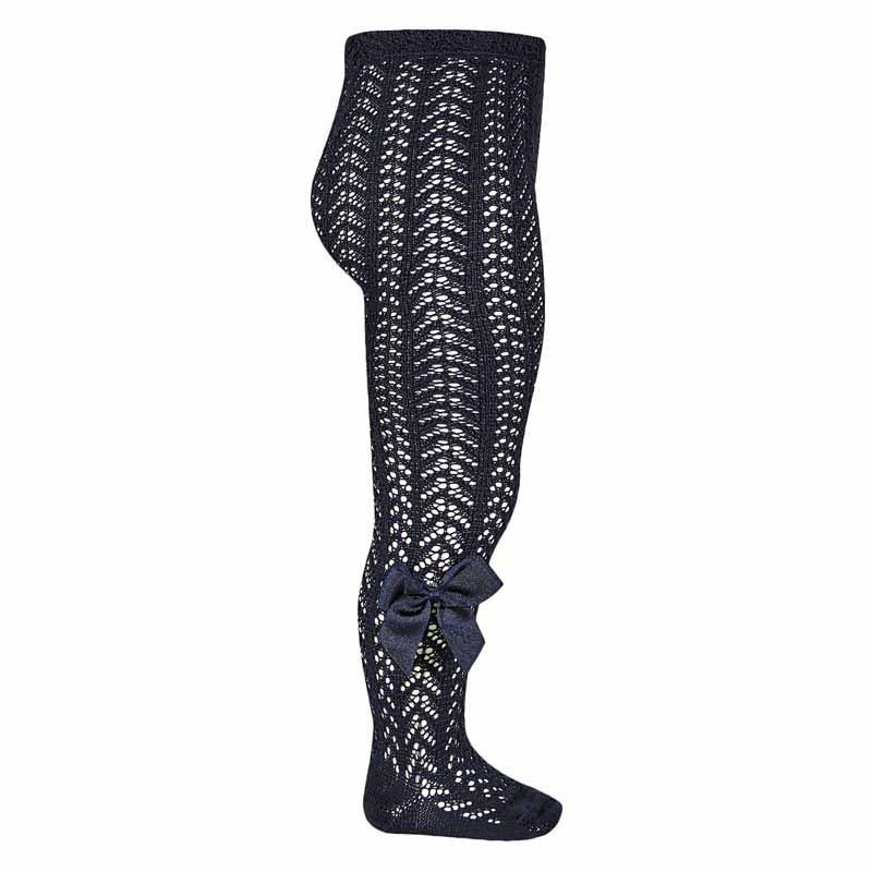 Leotards calats de perlé amb llaç grogrén lateral BLAU MARI