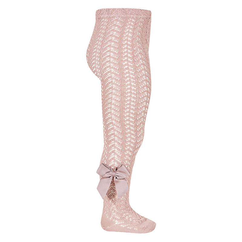 Leotards calats de perlé amb llaç grogrén lateral ROSA MAQUILLATGE