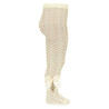 Leotards calats de perlé amb llaç grogrén lateral MANTEGA