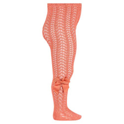 Openwork perle tights with...