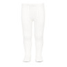 Leotards perlé amb calat de punts i espiga lateral BLANC