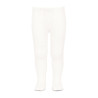 Collants perle ajourés avec des points et épis CREME