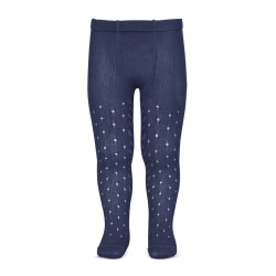 Perle openwork tights with...