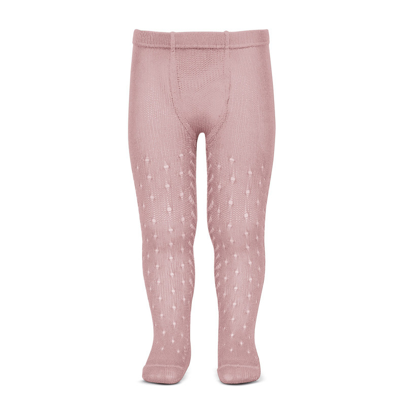Leotards perlé amb calat de punts i espiga lateral ROSA MAQUILLATGE