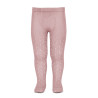 Leotards perlé amb calat de punts i espiga lateral ROSA MAQUILLATGE