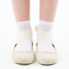 Calcetines ceremonia con cenefa en relieve