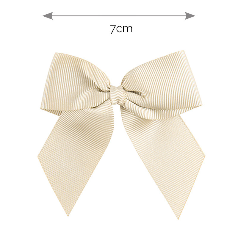 Fermaglio capelli con fiocco grosgrain LINO