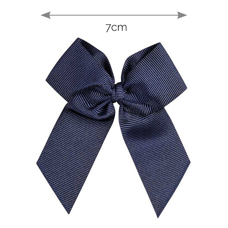 Fermaglio capelli con fiocco grosgrain BLU
