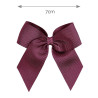 Hair clip with grosgrain bow GARNET