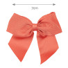 Fermaglio capelli con fiocco grosgrain PEONIA