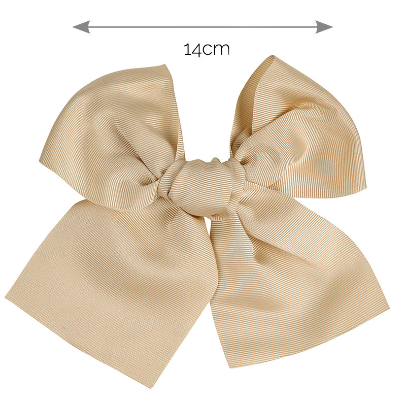 Fermaglio a capelli grande fiocco grosgrain (14cm) LINO