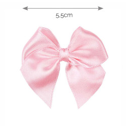 Hair clip with small satin...