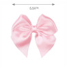 Berrette à cheveux avec petit noeud en satin ROSE