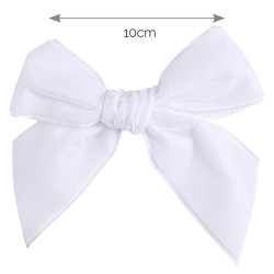 Hair clip with velvet bow...