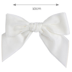 Hair clip with velvet bow...