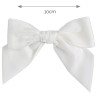 Hair clip with velvet bow BEIGE