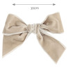 Hair clip with velvet bow LINEN