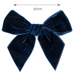 Hair clip with velvet bow...