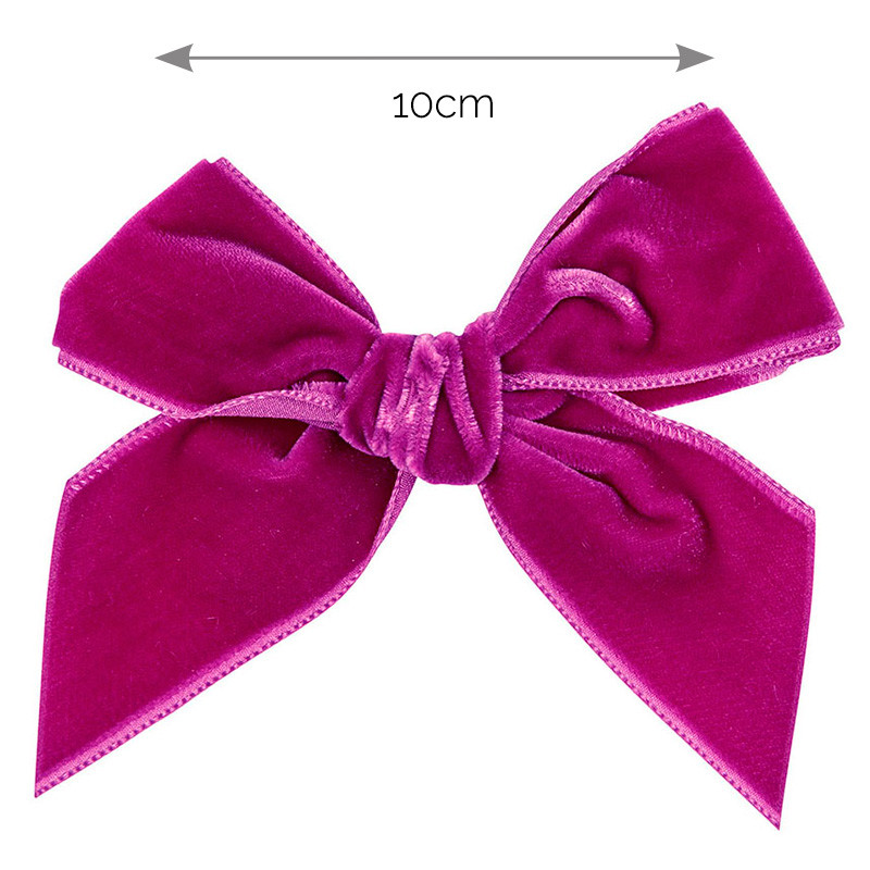 Pinza para el cabello con lazo de terciopelo PETUNIA