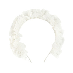 Diadema tul fruncido NATA