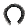 Tulle ruffle diadem BLACK