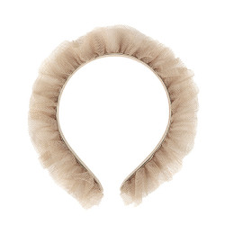 Diadema tul fruncido TURRON