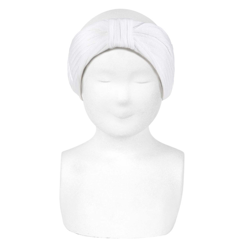 Rib headband WHITE