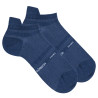 Men recycled cotton tongue trainer socks DENIM