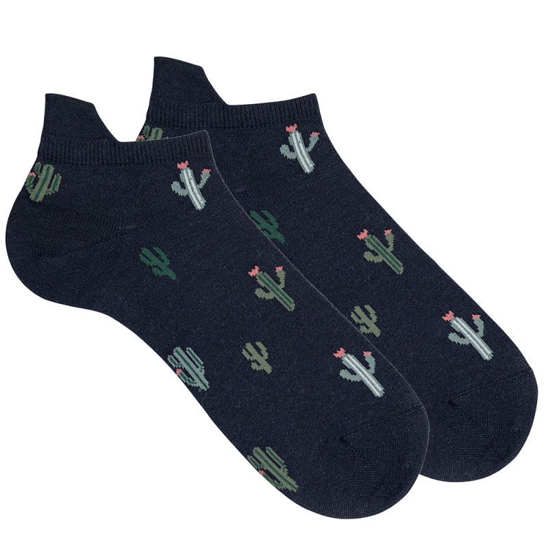 Fantasmini da uomo fantasia cactus BLU