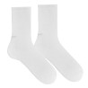 Chaussettes sport homme, semelle eponge BLANC