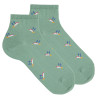 Calcetines tobilleros mujer fantasía colibrí JADE