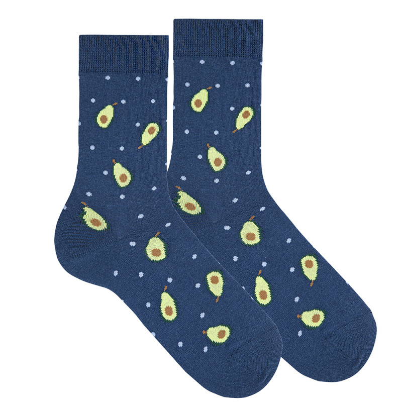 Calcetines mujer algodón reciclado aguacate DENIM