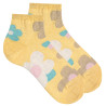 Calze alla caviglia donna cotone riciclato fiori MAIS
