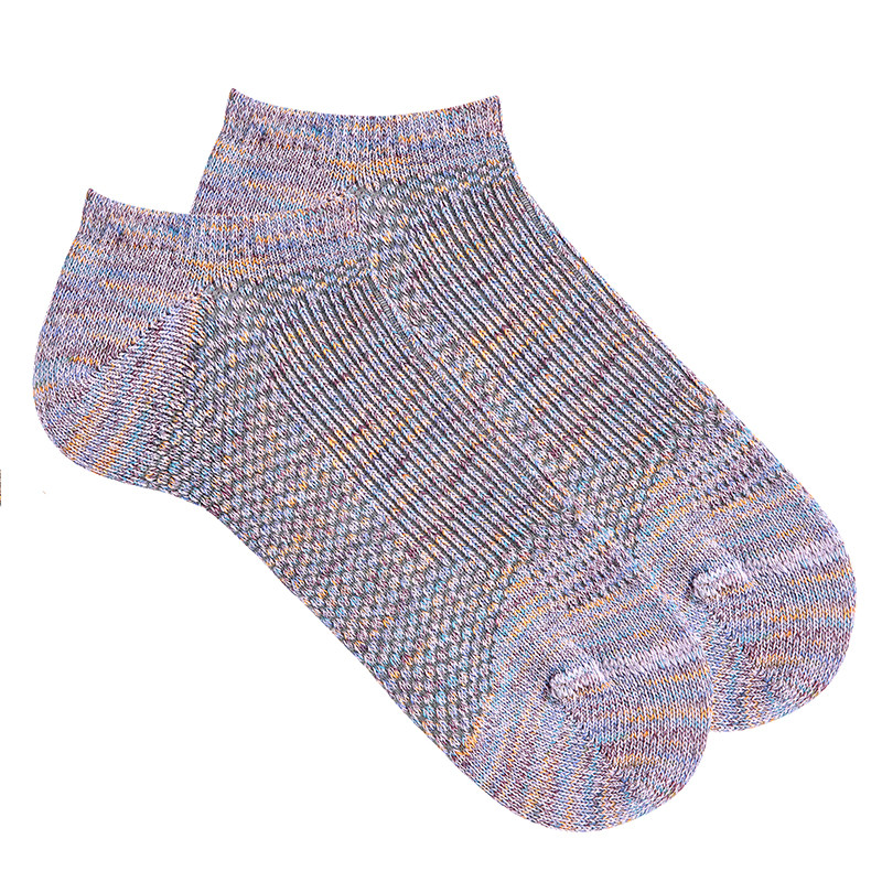 Fantasmini donna in cotone bio con filostampato AMETISTA