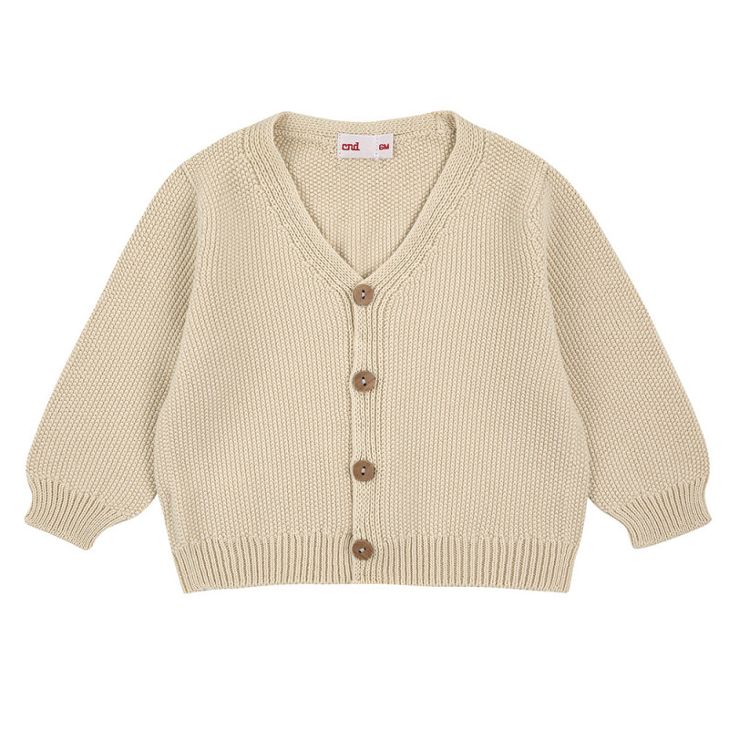 Cardigan punto grano de arroz niño LINO